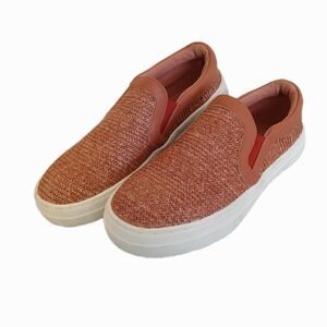 Beach by Matisse Size 7 Bailey Slip on Salmon Red Slip on Sneakers